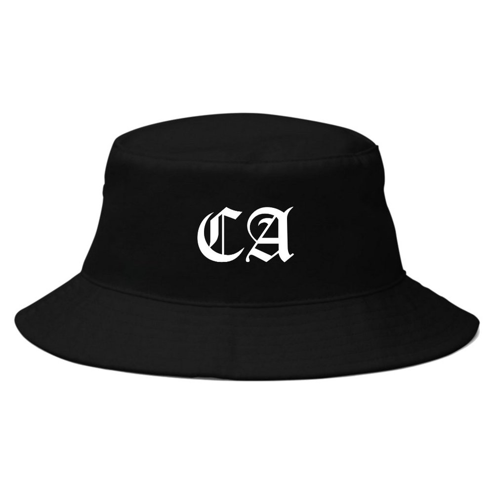 California Bucket Hat, CA, Old School, Hip Hop, Hippie